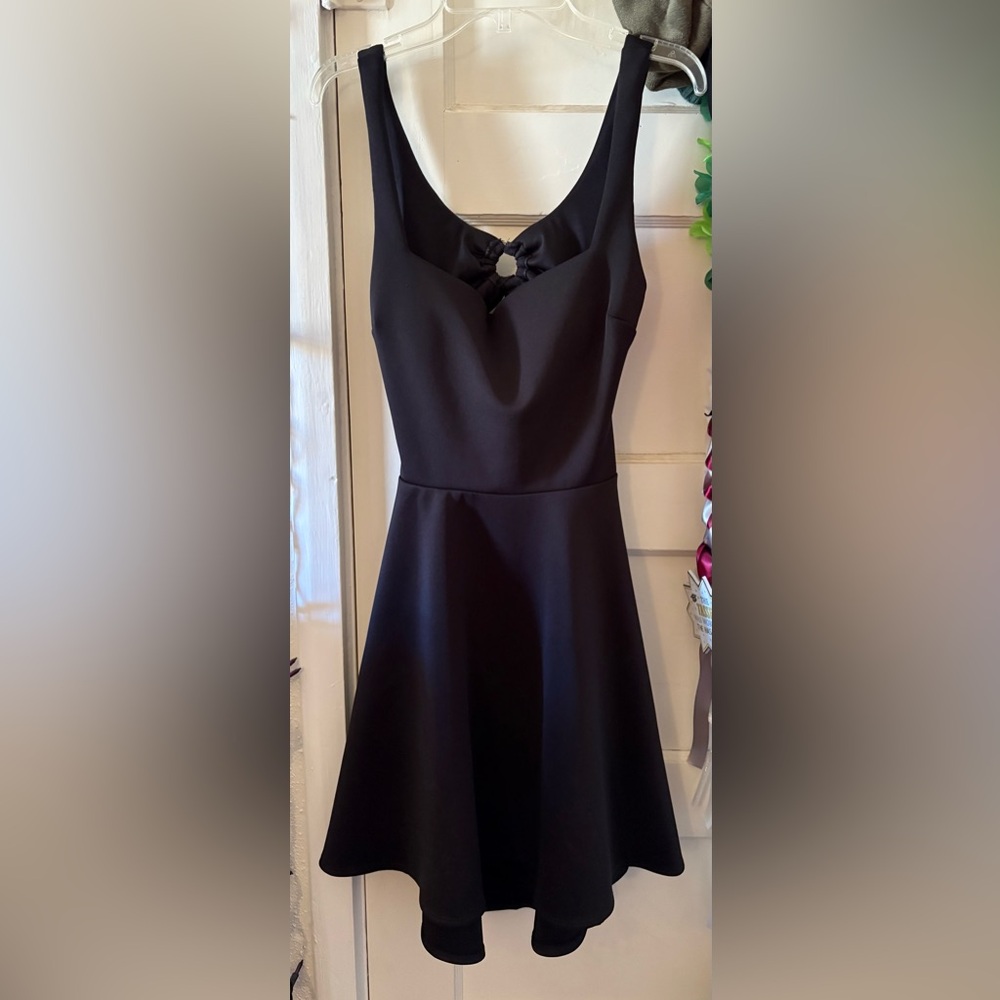 Elegant Black Mini Dress
